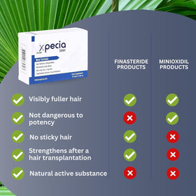 Man using XPECIA in a morning routine conveying simple daily supplement habit benefit