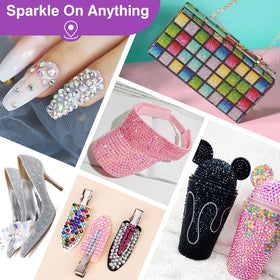 XSEINO phone case decorated to show final sparkling result and stylish impact