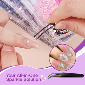 XSEINO storage boxes sorted to keep rhinestones organized and portable
