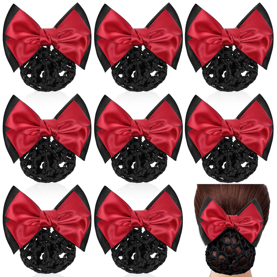 Xthrotsenk front packaging showing nine snoods with neat bows and organized bag benefit convenience