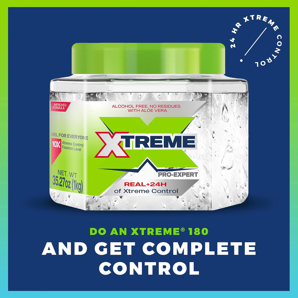Xtreme Aloe Vera and panthenol ingredient visual showing moisturizing benefit