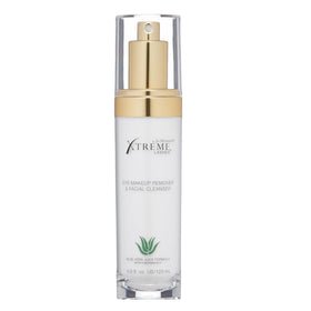 Xtreme Lashes front pump bottle showing label and easy dispensing benefit