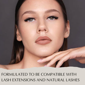Xtreme Lashes gentle cleansing demo on lash extensions to protect adhesive