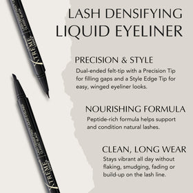 Xtreme Lashes angled style edge tip photographed for smooth winging