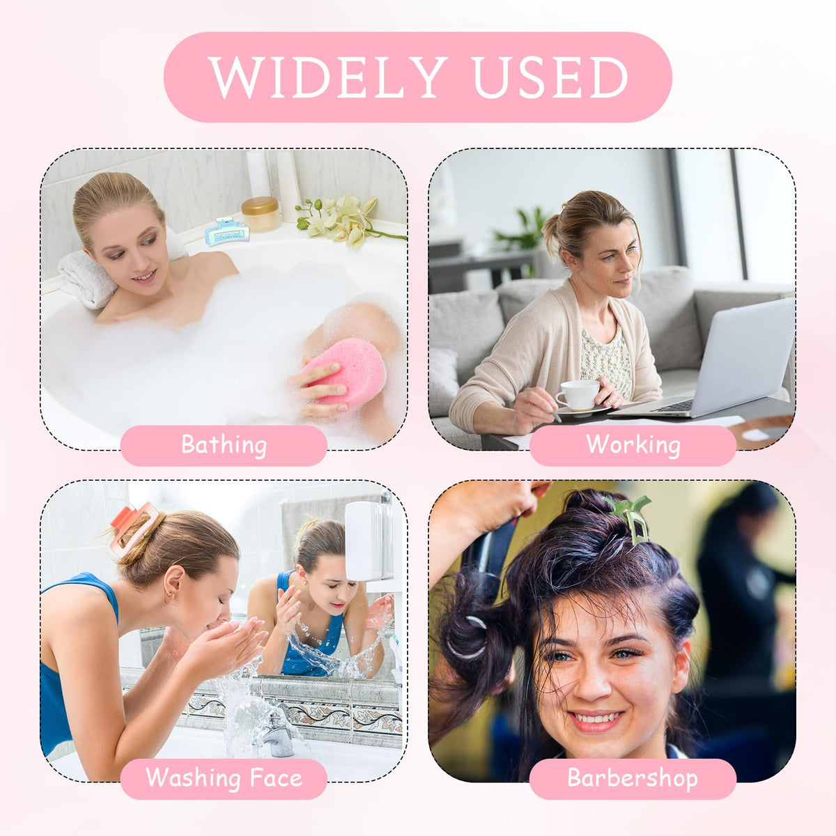 XunYee bowl of clips illustrating bulk supply for salons or events