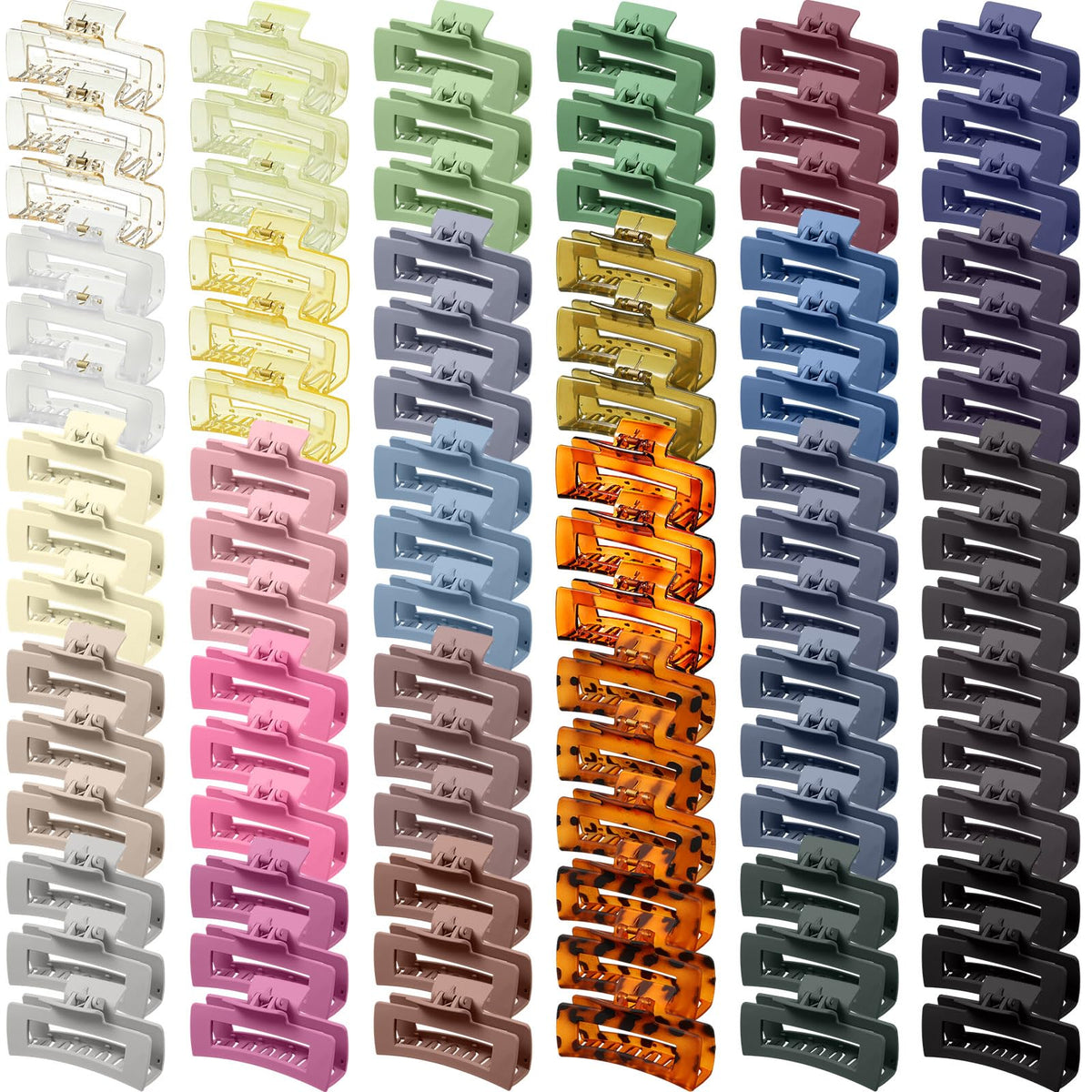 XunYee front view of 90pcs bulk pack showing color variety and quantity benefit