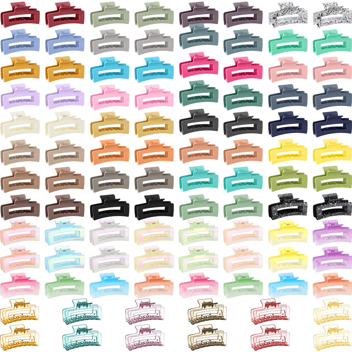 XunYee front packaging showing 100 colorful clips and bulk value
