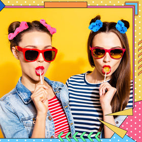 XunYee worn at festival, vibrant accessory for bold retro looks