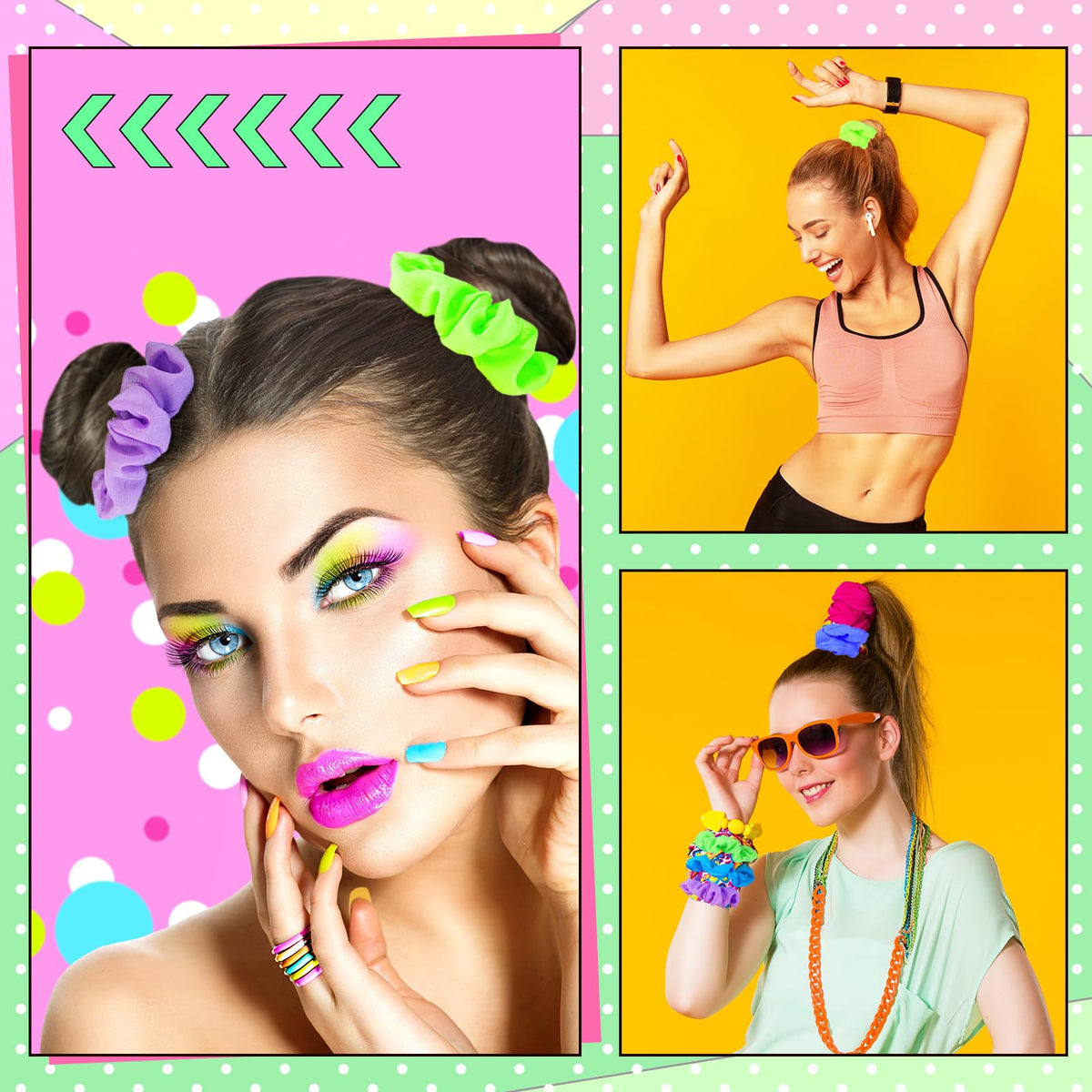XunYee scrunchie worn on wrist, quick-access accessory and style