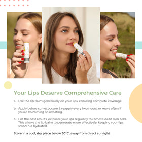 Y Not Natural being applied to lips demonstrating easy, even coverage
