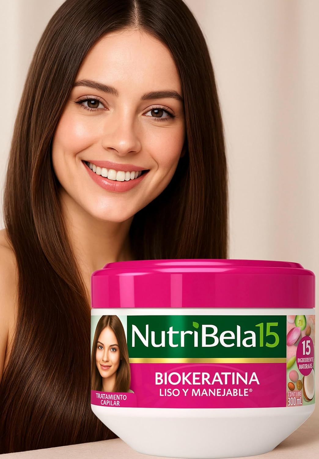 Yahve NutriBela before and after lengths comparison illustrating smoother, manageable hair