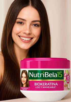 Yahve NutriBela before and after lengths comparison illustrating smoother, manageable hair