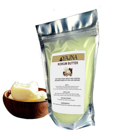 Yajna kokum butter dollop on hand demonstrating moisturizing benefit for skin