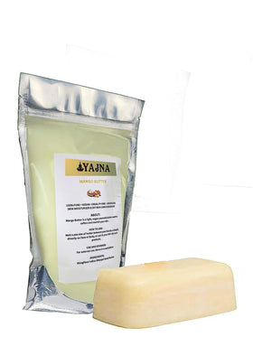 Yajna mango butter being applied to skin for deep moisturization benefit
