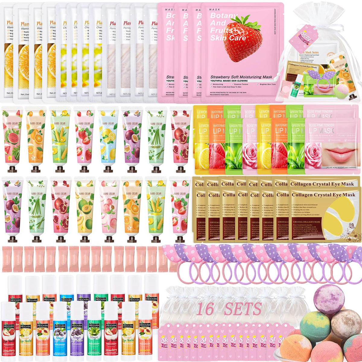 YALARY front packaging showing full 160-piece spa kit and convenience