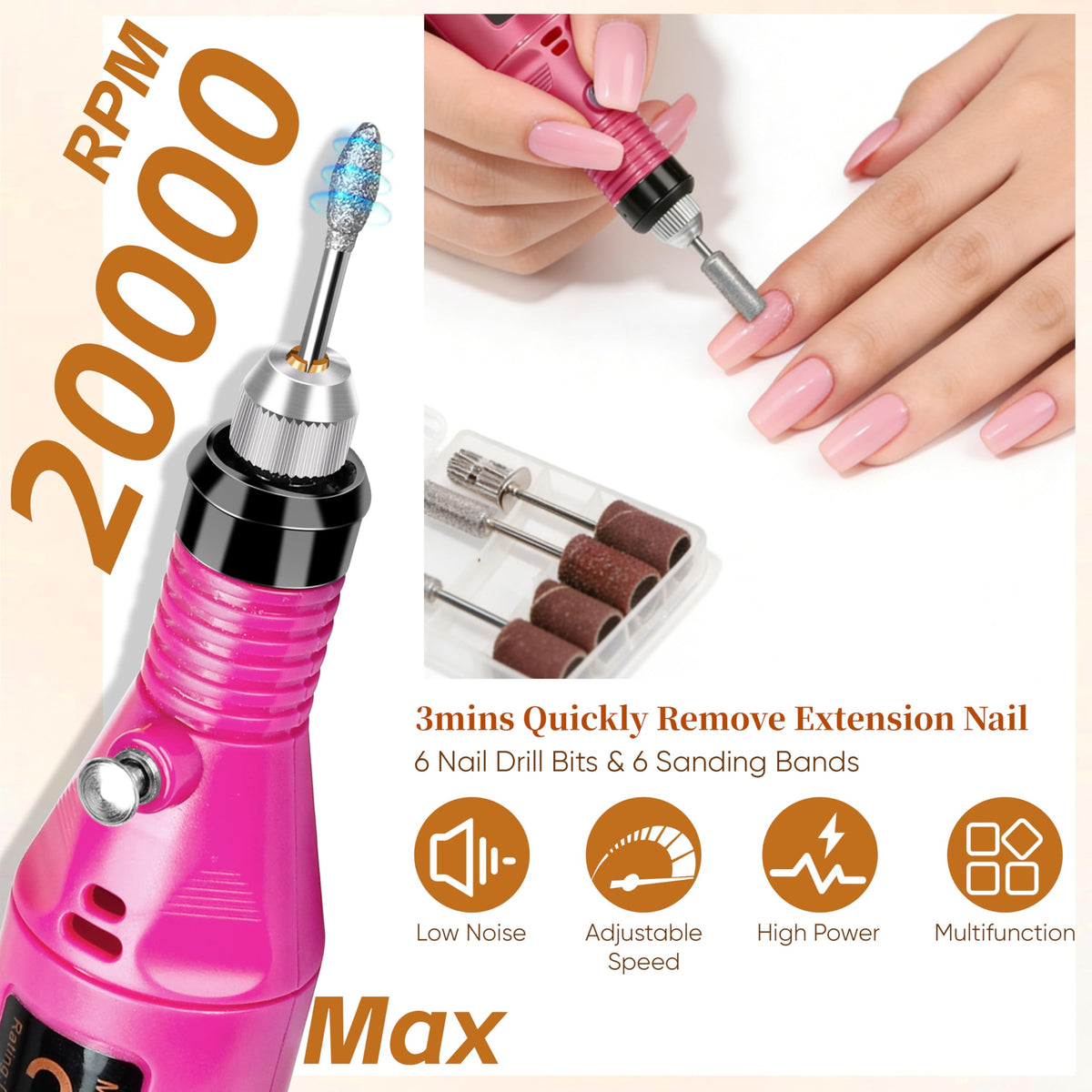 YALSYNY small nail decorations close-up adding sparkle and design options