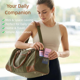 Yamucio roller inside travel bag conveying leak-proof portability and on-the-go convenience benefit
