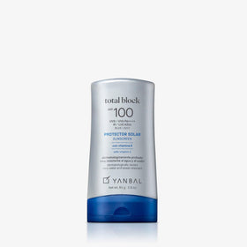 Yanbal TOTAL BLOCK front packaging showing SPF100 protection