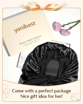 YANIBEST band tied in a front bow illustrating styling options and neat daytime wear