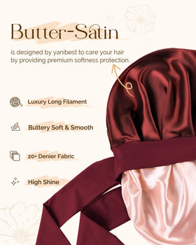 YANIBEST close-up of satin texture showing smooth fabric and lightweight feel