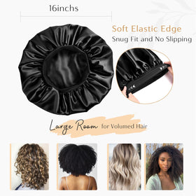 YANIBEST bonnet worn while sleeping to prevent tangles and breakage