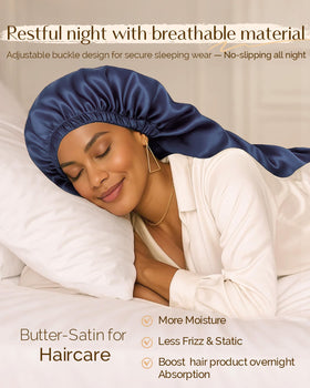 YANIBEST close-up satin texture highlighting smooth fiber and reduced friction