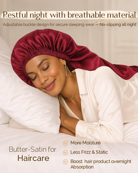 YANIBEST close-up of satin texture highlighting smooth finish that reduces friction