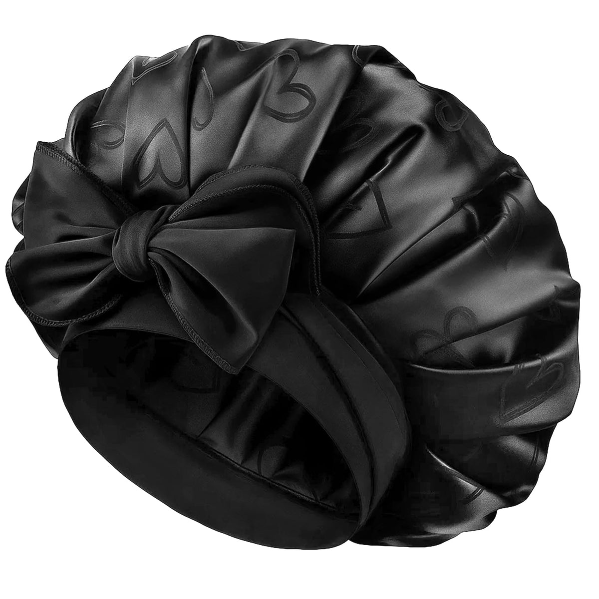YANIBEST front view of black bonnet showing neat fit and protection