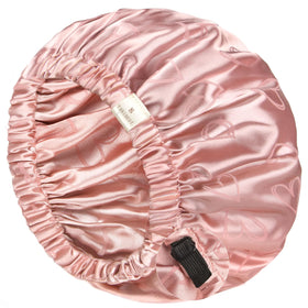 YANIBEST front view of bonnet showing full shape and coverage for reduced frizz