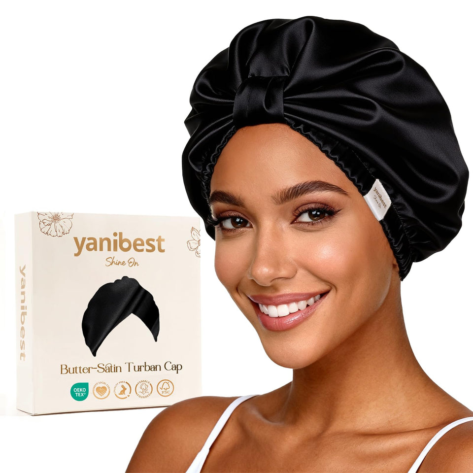 YANIBEST front view bonnet showing full coverage and comfortable fit