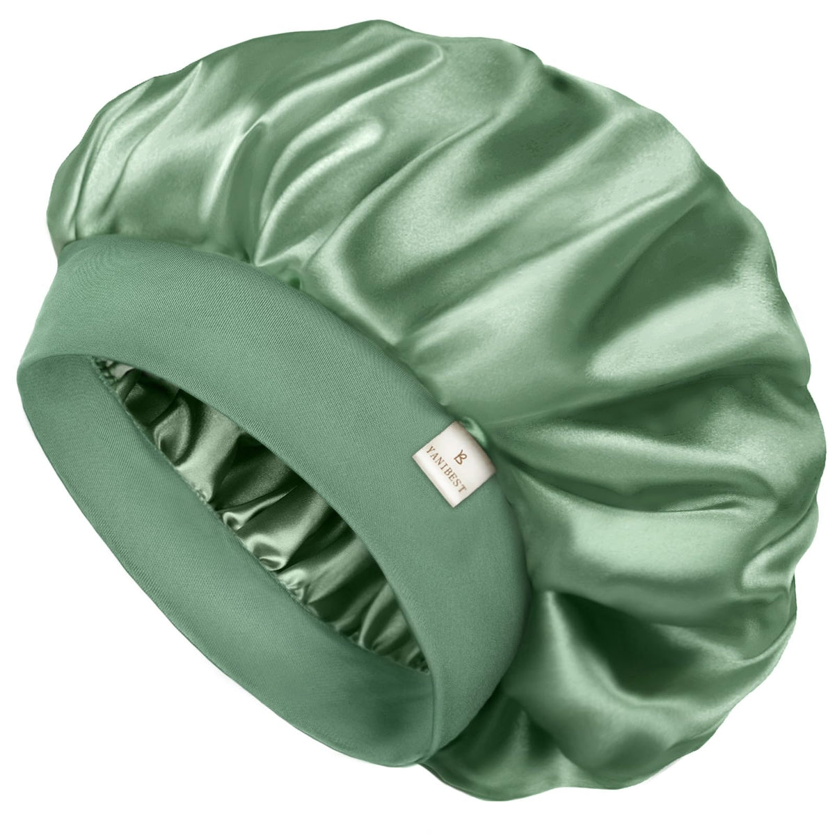 YANIBEST front view green bonnet showing fit and secure coverage