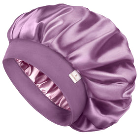 YANIBEST front view purple bonnet showing full coverage and comfort
