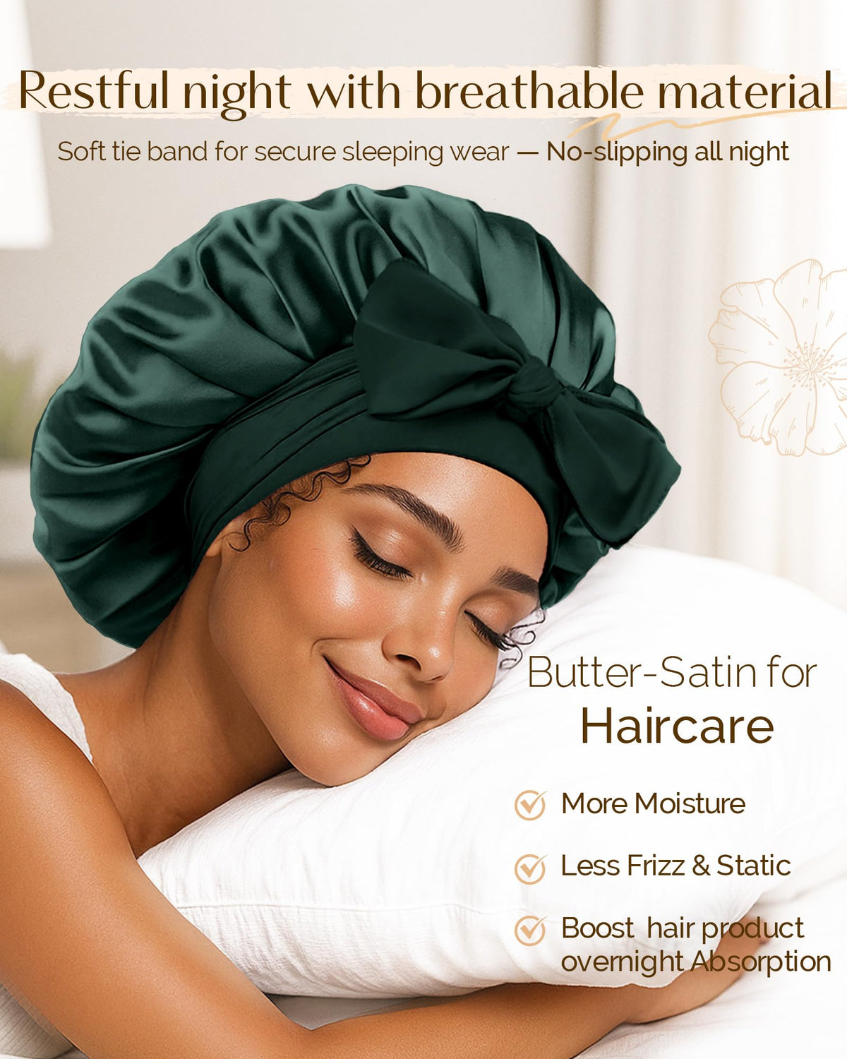 YANIBEST inner satin close-up highlighting smooth fabric that preserves moisture