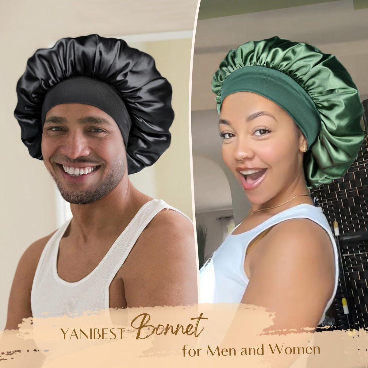 YANIBEST roomy interior showing space for braids and long hair