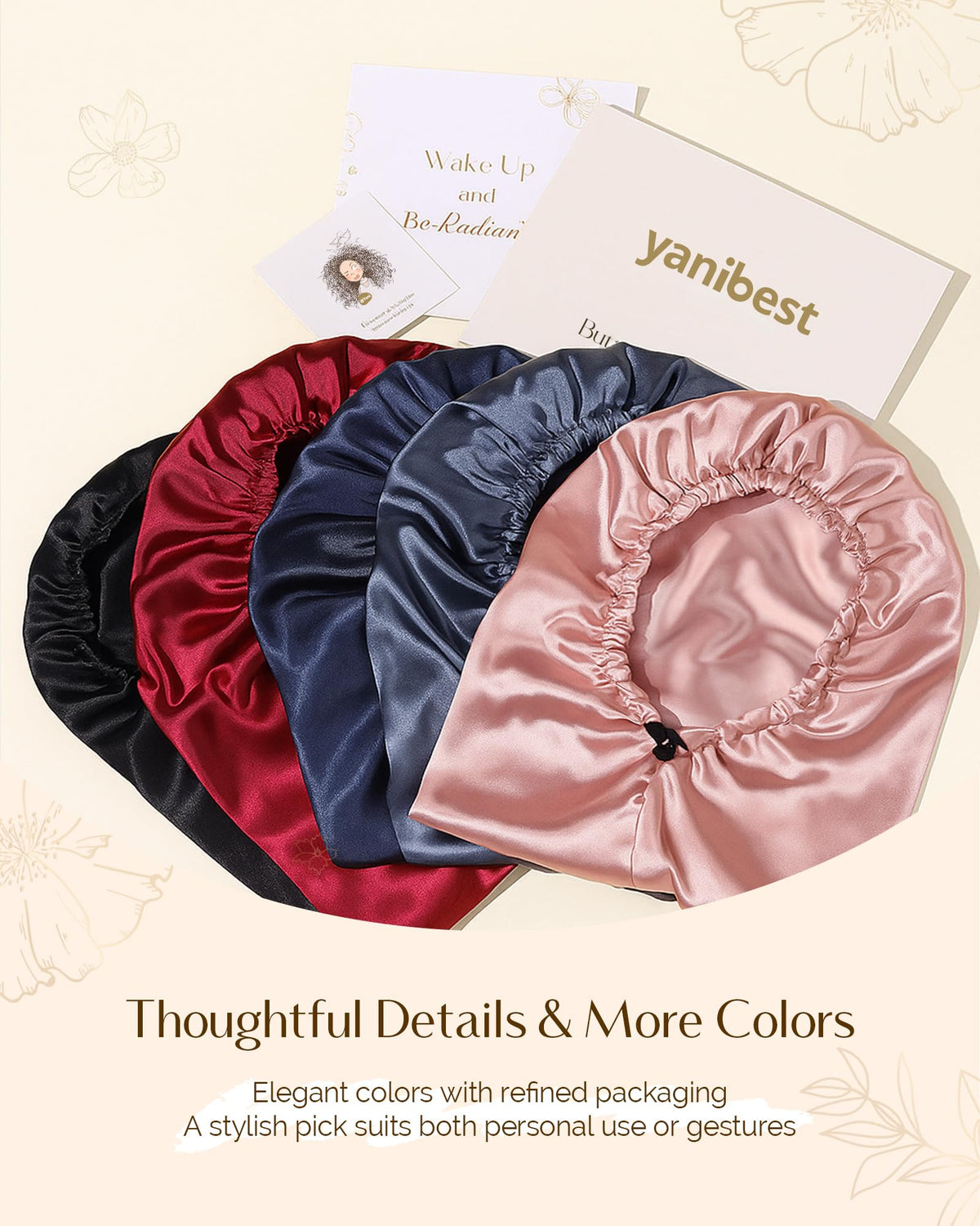 YANIBEST product packaging and label indicating brand quality and care instructions