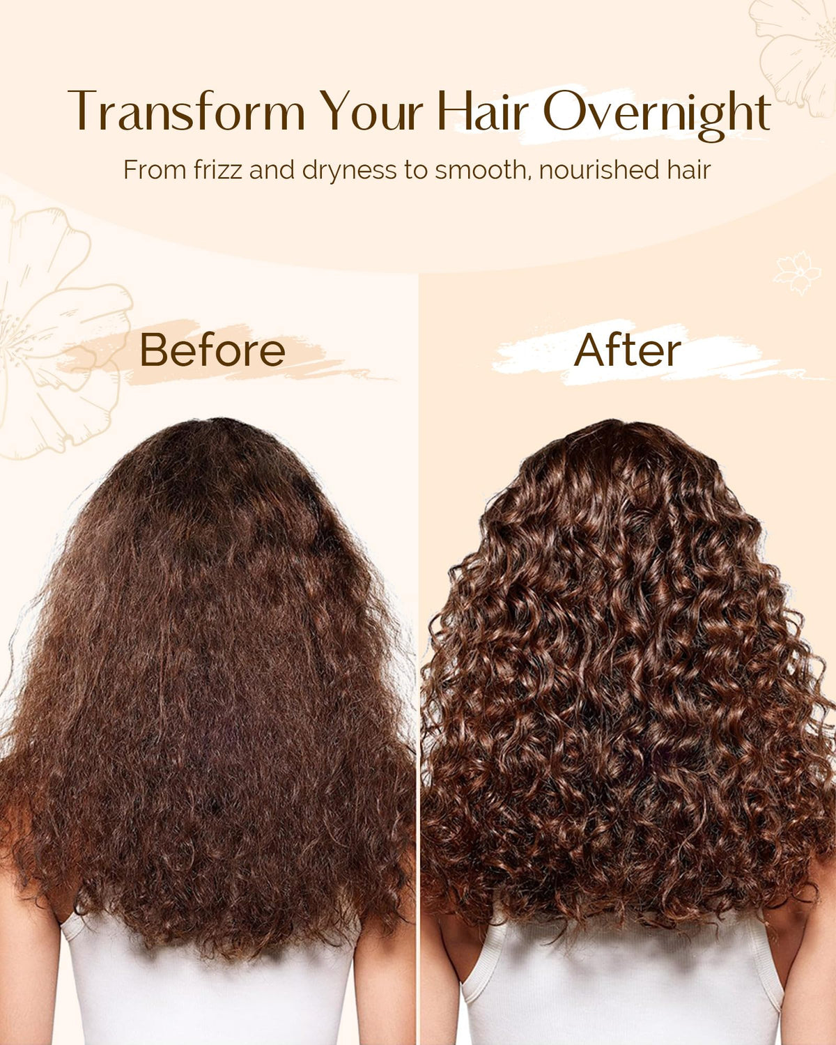 YANIBEST roomy interior with long braids showing full coverage benefit