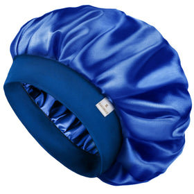 YANIBEST front view royal blue bonnet showing full coverage and neat fit