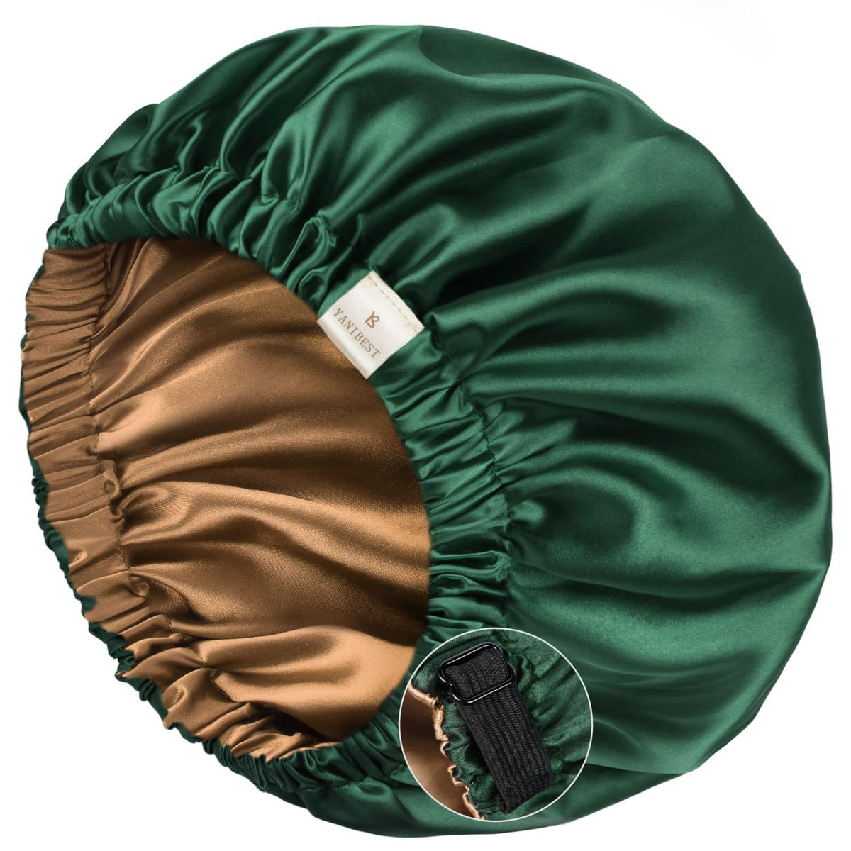 YANIBEST front view dark green bonnet showing sleek fit and style benefit