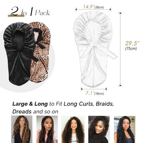 YANIBEST close-up of satin lining highlighting smooth fabric that protects hair