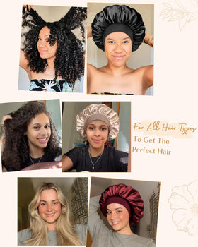 YANIBEST bonnet held in hand to show roomy 12.6 inch size and fit