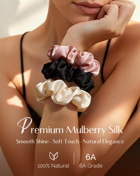 YANIBEST close-up of silk texture highlighting smooth 22 momme fiber for less friction