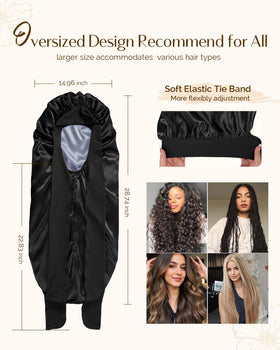 YANIBEST used under a wig to protect natural hair and maintain style