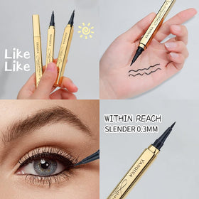 YANQINA black ink stroke texture highlighting smooth, bold coverage
