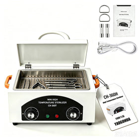yaogohua front view showing compact sterilizer and clear controls for quick setup