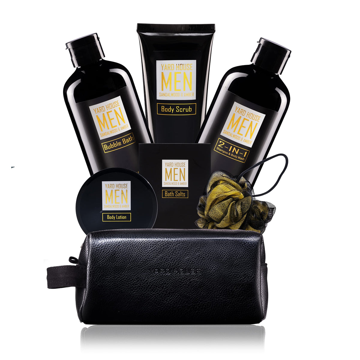 YARD HOUSE front packaging shot showing full 7-piece set and gift-ready presentation