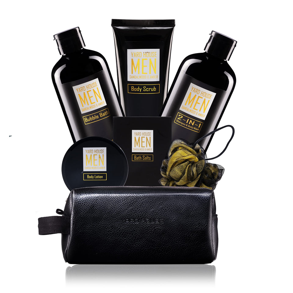 YARD HOUSE front packaging shot showing full 7-piece set and gift-ready presentation