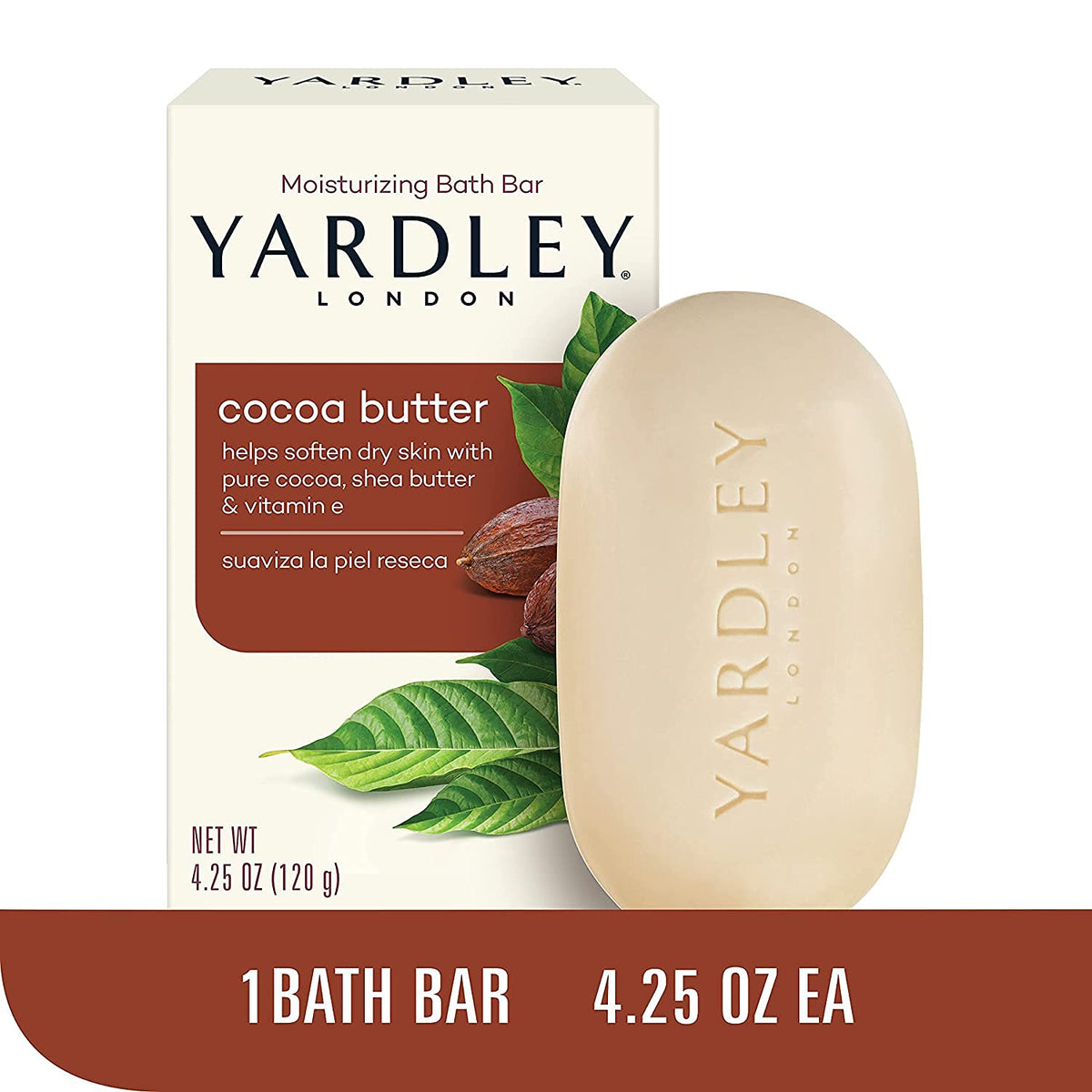 Yardley close-up of soap texture showing creamy surface and moisturizing finish
