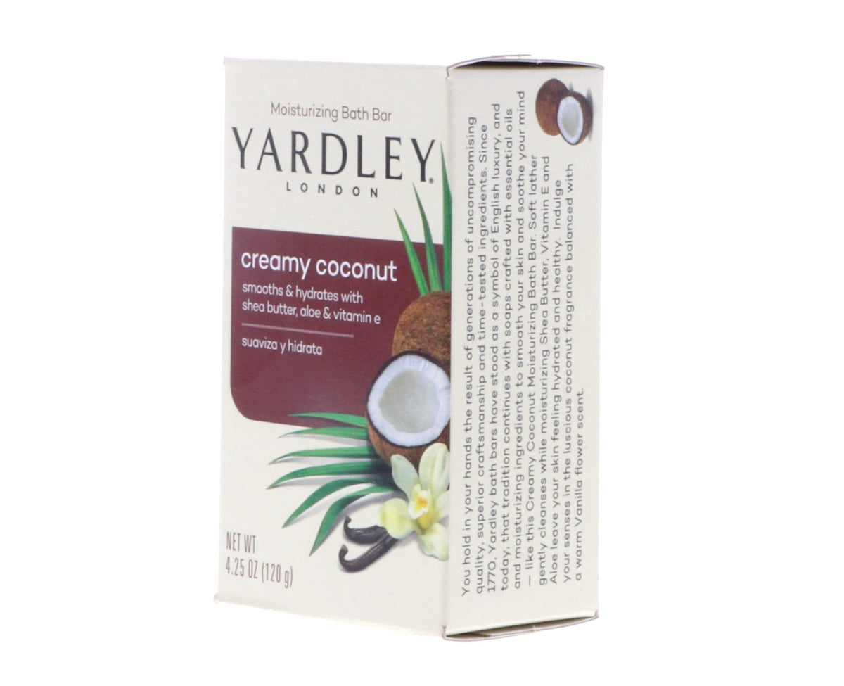 Yardley ingredients label visible, helping shoppers check contents
