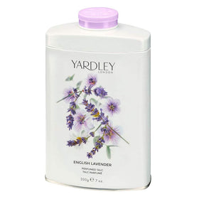Yardley front packaging showing product label and elegant lavender scent benefit