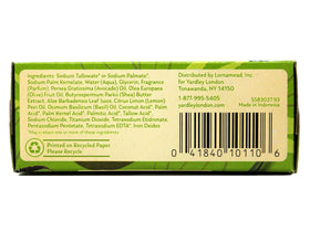 Yardley lather on hands demonstrating rich foam and effective, gentle cleansing